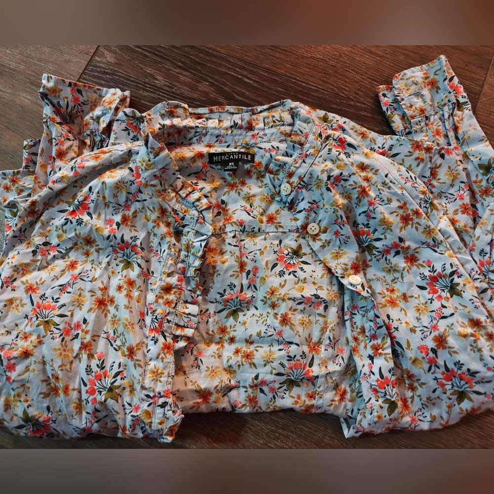 Floral Button-Up Shirt